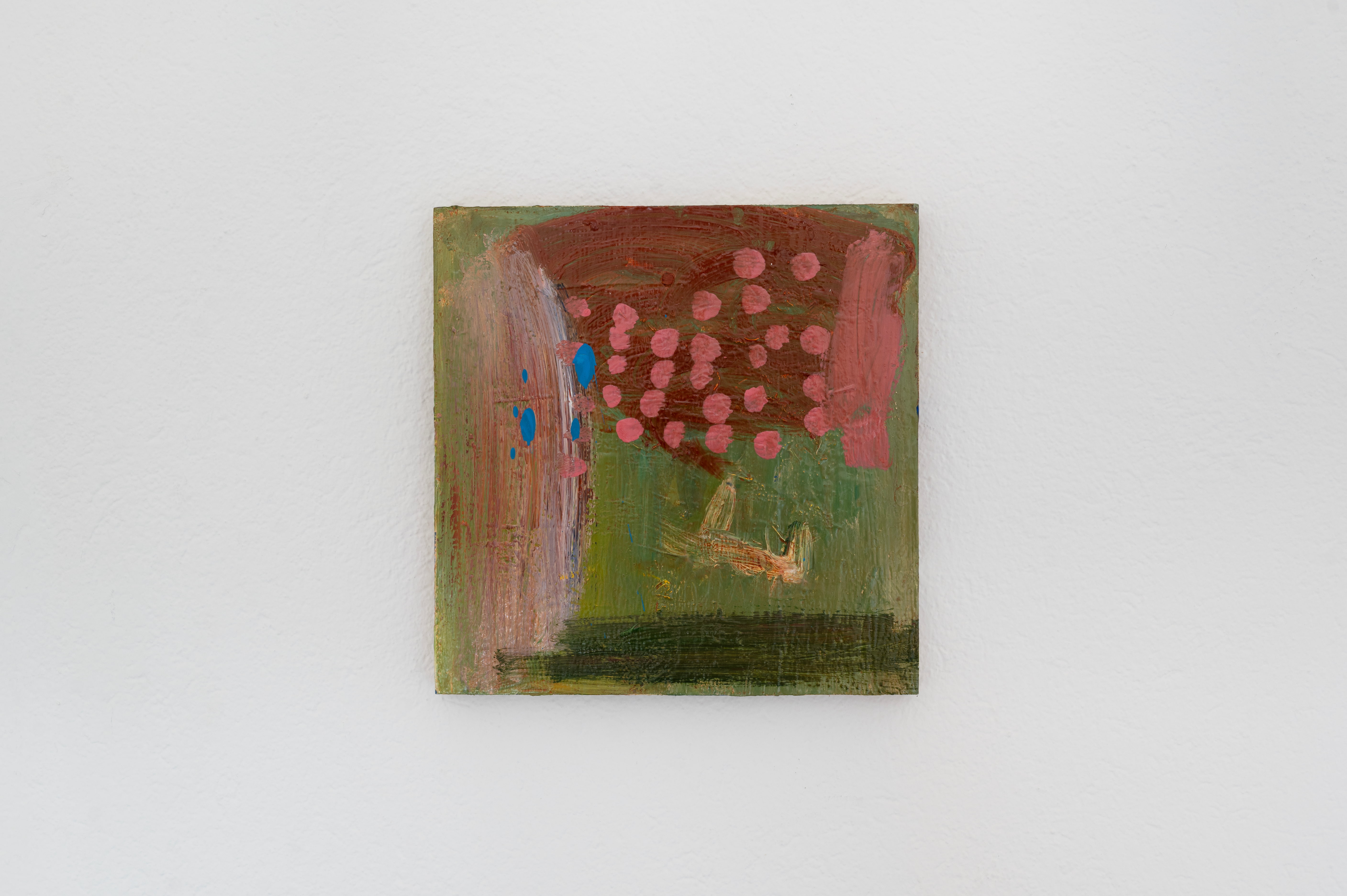 Burn it With, oil on board, Manuel Schneider, 2026
